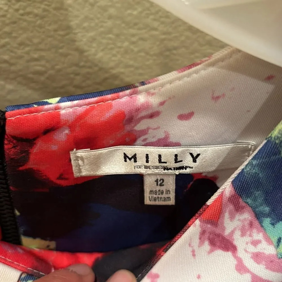 Milly womans colorful dress in a size 12 - Picture 5 of 11